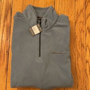 Eddie Bouer zip up fleece top : L